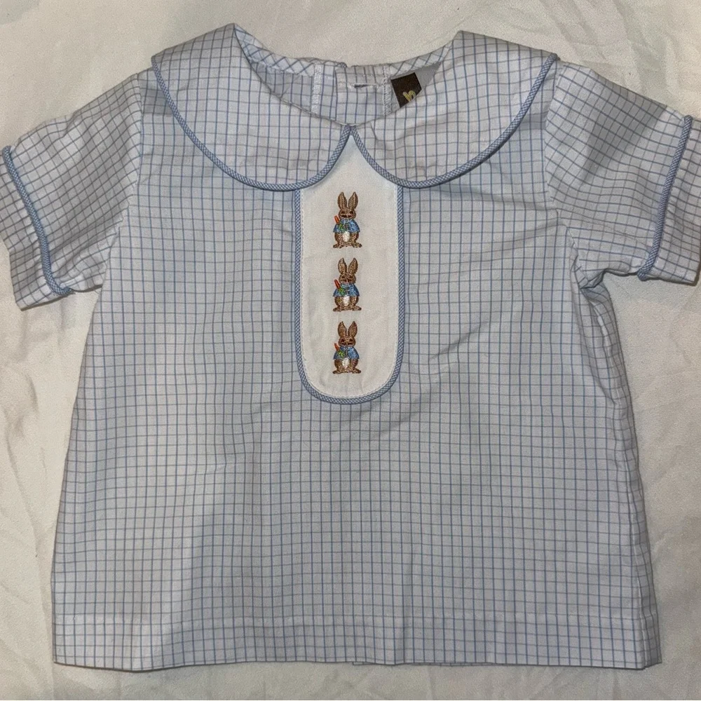 Charming Blue Checkered Diaper Cover Set